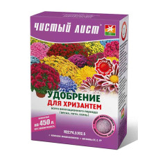 Удобрение кристалл для хризантем 300 г Чистый Лист