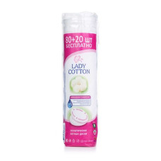 Ватные диски Lady Cotton 80+20 шт