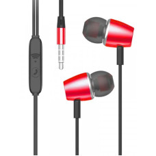 Наушники проводные SkyDolphin SR24 Metal Red (HF-000463)