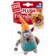 Іграшка для собак Ведмідь з пискавкою GiGwi Plush, текстиль, 10 см