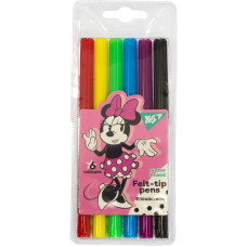 Фломастери YES Minnie Mouse 6 кольорів (650512)