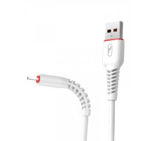 Кабель SkyDolphin S54V Soft USB - micro USB 2.4A 1 м White (USB-000433)