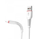 Кабель SkyDolphin S54V Soft USB - micro USB 2.4A 1 м White (USB-000433)