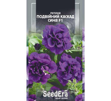 Насіння Петунія Подвійний Каскад Синя F1 10 шт Seedera
