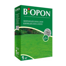 Удобрение Biopon для газона для борьбы со мхом   1кг