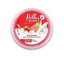 Скраб-смузі для тіла з піною Milky Dream Солодка полуниця та гуава 140 г
