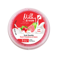 Скраб-смузі для тіла з піною Milky Dream Солодка полуниця та гуава 140 г