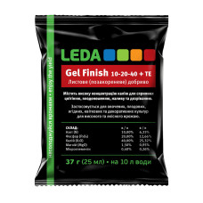 Добриво Leda Gel Фініш 10-20-40+TE 37 г (25 мл)