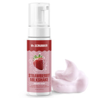 Парфумована пінка для душу Mr.SCRUBBER Strawberry Milkshake з ароматом полуничного коктейлю 150 мл