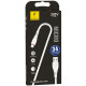 Кабель SkyDolphin S02V Fast Charging USB-micro USB 3A 1 м White (USB-000590)