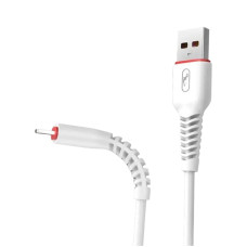 Кабель SkyDolphin S54T Soft USB - Type-C 2.4A 1 м White (USB-000431)