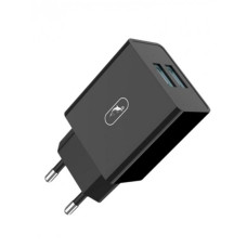 Мережевий зарядний пристрій SkyDolphin SC30 2 USB 2.1A Black (MZP-000169)