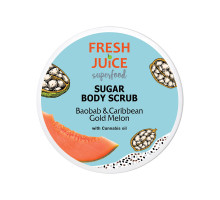 Скраб для тіла цукровий Fresh Juice Baobab & Caribbean gold melon 225 мл
