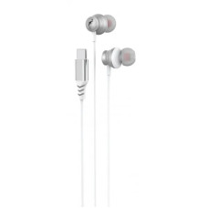 Наушники проводные SkyDolphin SR30 Type-C DAC White (HF-000486)