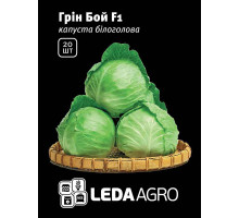 Насіння Капуста Грін Бой F1 для квашення 20 шт LedaAgro