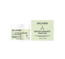 Скраб для обличчя із гліколевою кислотою Hollyskin Glycolic AHA Acid Face Scrub 100 мл