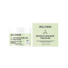 Скраб для обличчя із гліколевою кислотою Hollyskin Glycolic AHA Acid Face Scrub 100 мл