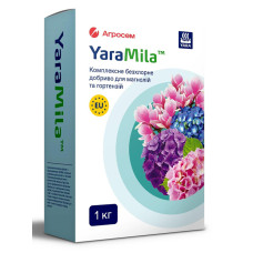 Добриво безхлорное YaraMila для магнолії та гортензії 1 кг