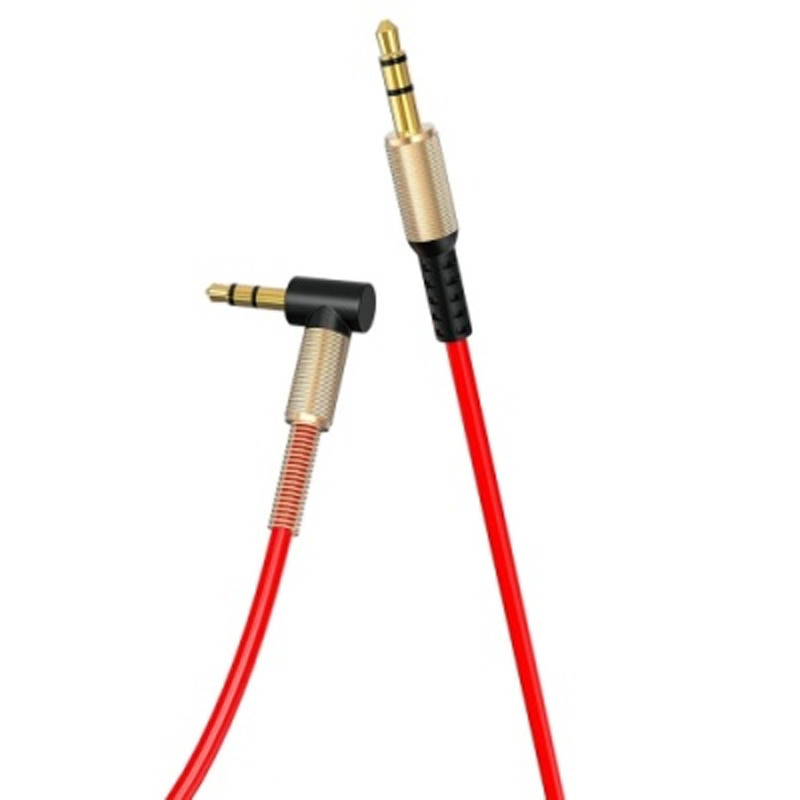 Аудіо-кабель SkyDolphin SR08 Spring Wire 3.5 мм - 3.5 мм 1 м Red (AUX-000071)
