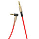 Аудіо-кабель SkyDolphin SR08 Spring Wire 3.5 мм - 3.5 мм 1 м Red (AUX-000071)