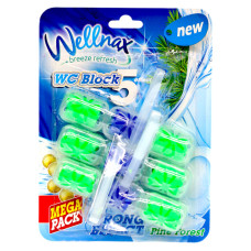 Туалетный блок Wellnax Сосна 3*57 г