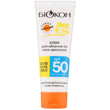 Крем для обличчя та зони декольте Біокон SPF 50 60 мл
