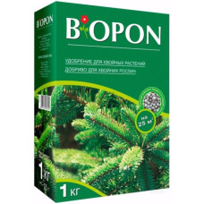 Удобрение Biopon гранулированое для хвойных растений 1 кг