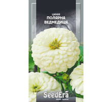 Насіння Цинія високоросла Полярна ведмедиця 0,5 г Seedera
