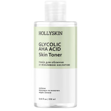 Тонік для обличчя з гліколевою кислотою Hollyskin Glycolic AHA Acidr Skin Toner 250 мл