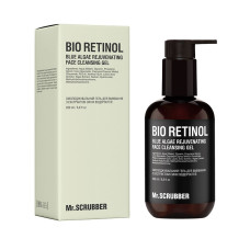 Омолоджувальний гель для вмивання Mr.SCRUBBER Bio Retinol з екстрактом синіх водоростей 200 мл