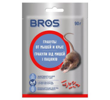Гранули від мишей і щурів Bros 90 г