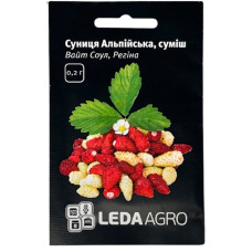 Насіння Суниця Альпійська, суміш Вайт Соул, Регіна 0,2 г LedaAgro
