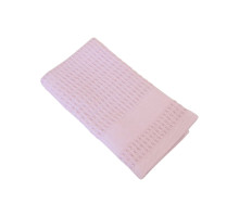 Кухонний рушник вафельний з бордюром GM Textile рожевий 40*70 см