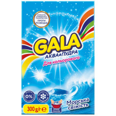 Пральний порошок для ручного прання Gala Аква-Пудра Морська свіжість для кольорових речей 300 г