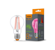 Фітолампа LED VIDEX Filament A60FF 08W E27 1200K