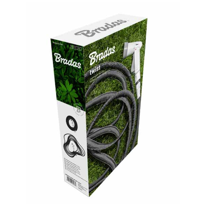 Шланг, що розтягується, чорний TWIST HOSE 7,5-15 м WTW715GY