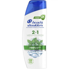 Шампунь против перхоти Head & Shoulders 2 в 1 Свежесть ментола 330 мл