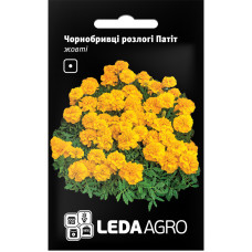 Насіння Чорнобривці розлогі Патіт жовті 0,25 г LedaAgro
