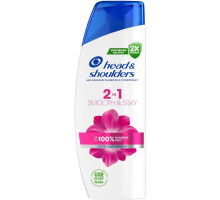 Шампунь проти лупи Head & Shoulders 2 в 1 Гладке та шовковисте 330 мл