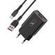 Мережевий зарядний пристрій SkyDolphin SC36T 1 USB 2.4A с кабелем Type-C Black (MZP-000175)
