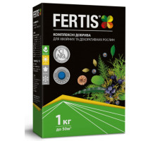 Добриво Fertis NPK 12-8-16+Me для хвойних і декоративних 1кг