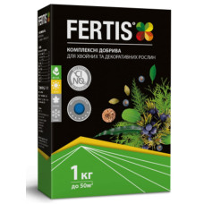 Добриво Fertis NPK 12-8-16+Me для хвойних і декоративних 1кг