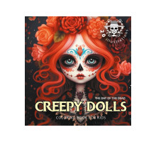 Розмальовка Сreepy dolls 160х160 мм 24 листа 23397