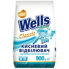 Кисневий порошок-відбілювач Wells Natural 900 г