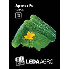 Насіння Огірок Артист F1 самозапильний 10 шт LedaAgro