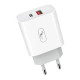 Мережевий зарядний пристрій SkyDolphin SC01 USB+PD 2.4A/12W White (MZP-000190)
