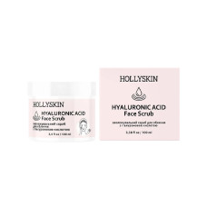 Скраб для обличчя з гіалуроновою кислотою Hollyskin Hyaluronic Acid Face Scrub 100 мл