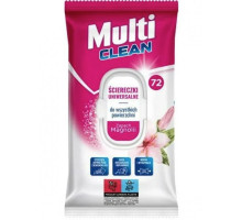 Вологі серветки для прибирання з клапаном Luba Multi Clean Magnolia 72 шт