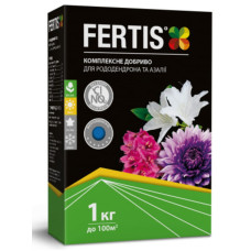Добриво Fertis NPK 12-8-16+ME для рододендронів 1 кг