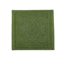 Серветка махрова жакардова GM Textile зелена 25*25 см